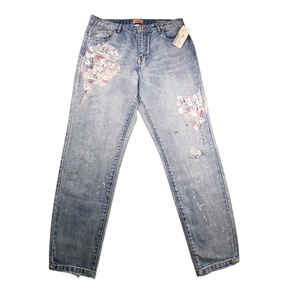 ONLY Women's Skinny Jeans NWT Size 27 Pearl Floral